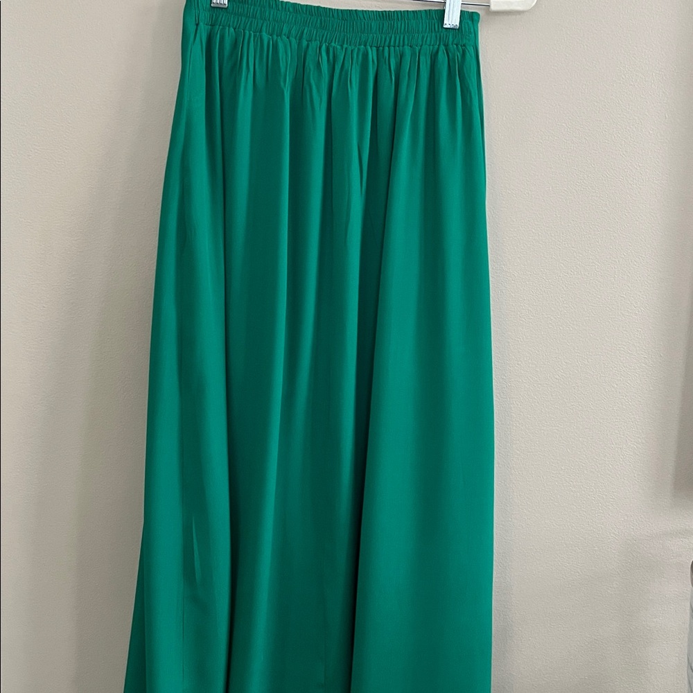 Green Drawstring Maxi Skirt - Women's - Picture 16 of 16